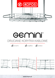 Druciane korytka kabelowe GEMINI®